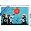 Trends International Care Bears - Heart Balloon Framed Wall Poster Prints - 3 of 4