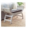 Livabliss Brittany 22"H x 36"W x 14"D Traditional Charcoal Bench - 2 of 4