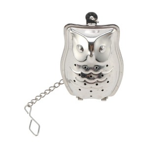 Unique Bargains Tea Infuser Tea Egg Design Infuser Traditional Style Hand Wash Stainless Steel Silver Tone 1Pcs - 1 of 4