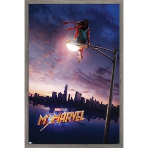 Trends International Marvel Ms. Marvel - Teaser One Sheet Framed Wall Poster Prints - 1 of 4