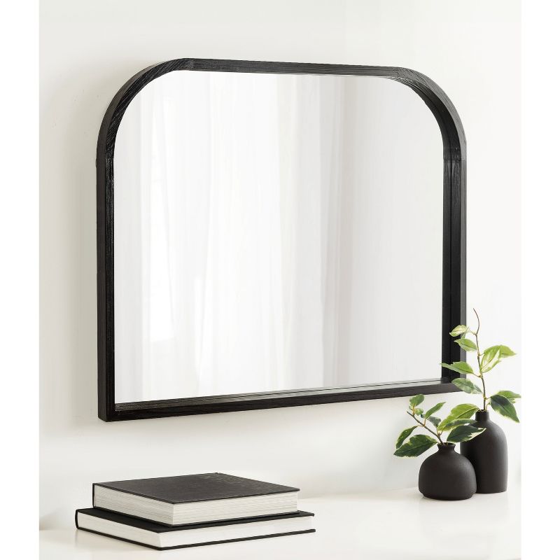 Kate & Laurel All Things Decor 36"x28" Occonor Modern Wooden Arched Mirror, 5 of 8
