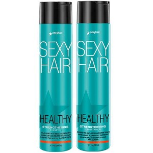 Healthy Sexy Strengthening Shampoo & Conditioner (10.1 oz DUO SET KIT) Provide Hair Strength & Repair Damaged Hair - 1 of 3