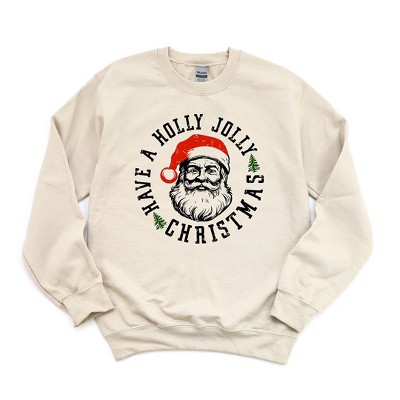 Simply Sage Market Women's Graphic Sweatshirt Holly Jolly Santa