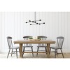 Elegant Lighting Xavier 6 lights pendant in black - 2 of 4