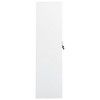 vidaXL Wardrobe White Steel Large Wardrobe Rectangular Modern - 3 of 4