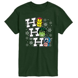 Men's - Marvel - Ho Ho Ho Avengers Short Sleeve Graphic T-Shirt - 1 of 3
