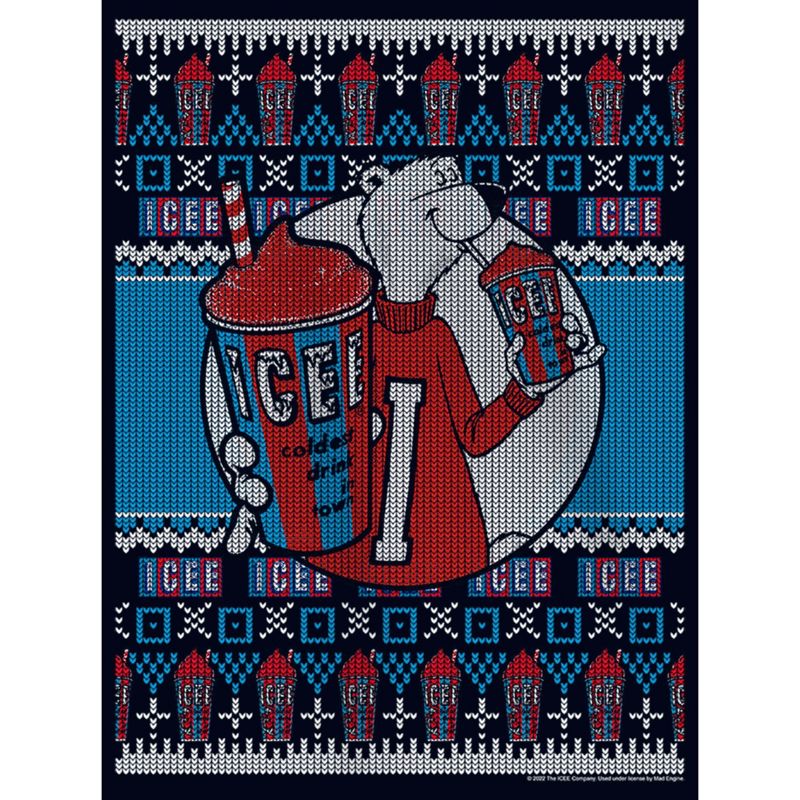 Girl's ICEE Bear Ugly Sweater T-Shirt, 2 of 5