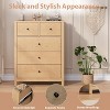 Dresser for Bedroom, 5 Drawer Dresser with Deep Drawers & Metal Knobs, Wooden Double Chests of Drawers for Kids Bedroom, Entryway, Hallway - 4 of 4