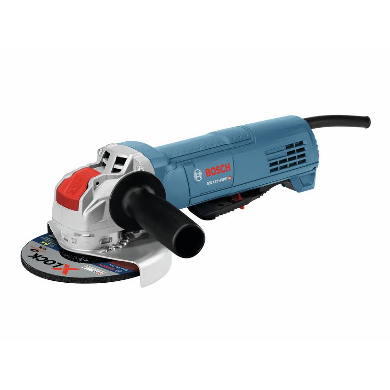 Bosch GWX10-45PE-RT X-LOCK 4-1/2 in. Ergonomic Angle Grinder with Paddle Switch Manufacturer Refurbished, 1 of 5