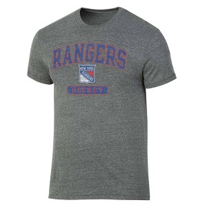 NHL New York Rangers Men's Gray Tri-Blend T-Shirt - 1 of 3