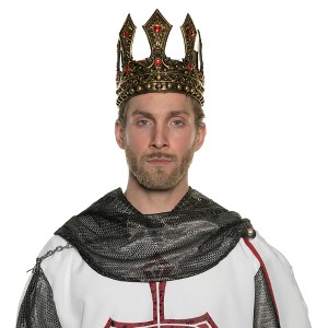 Underwraps King's Bronze Adjustable Foam Crown Adult Costume Accessory - 1 of 4