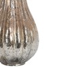 NAYSAYE Glass Mercury Gourd Ornament Holiday Decor for Fall Harvest Festival Thanksgiving Tabletop Display, Silver, 6.5"*6.5"*15" - 4 of 4