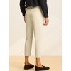Lars Amadeus Men's Slim Fit Pleated Front Ankle Length Tapered Dress Pants - 3 of 4