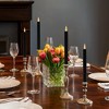 LumaBase Battery-Operated Taper Candles, Black - Set of 4 - 2 of 4