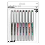 uni-ball uniball Vision Needle Rollerball Pens Fine Point 0.7mm Assorted Ink 8/Pack (1734916)