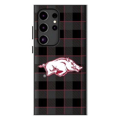 Keyscaper NCAA Plaid MagSafe Compatible Cell Phone Case for Galaxy S24 Plus