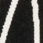 black white