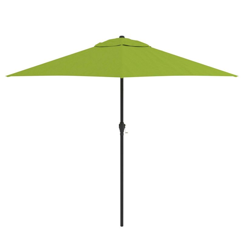 9&#39; x 9&#39; Steel Market Polyester Patio Umbrella with Crank Lift and Push-Button Tilt Lime Green - Astella, 1 of 7