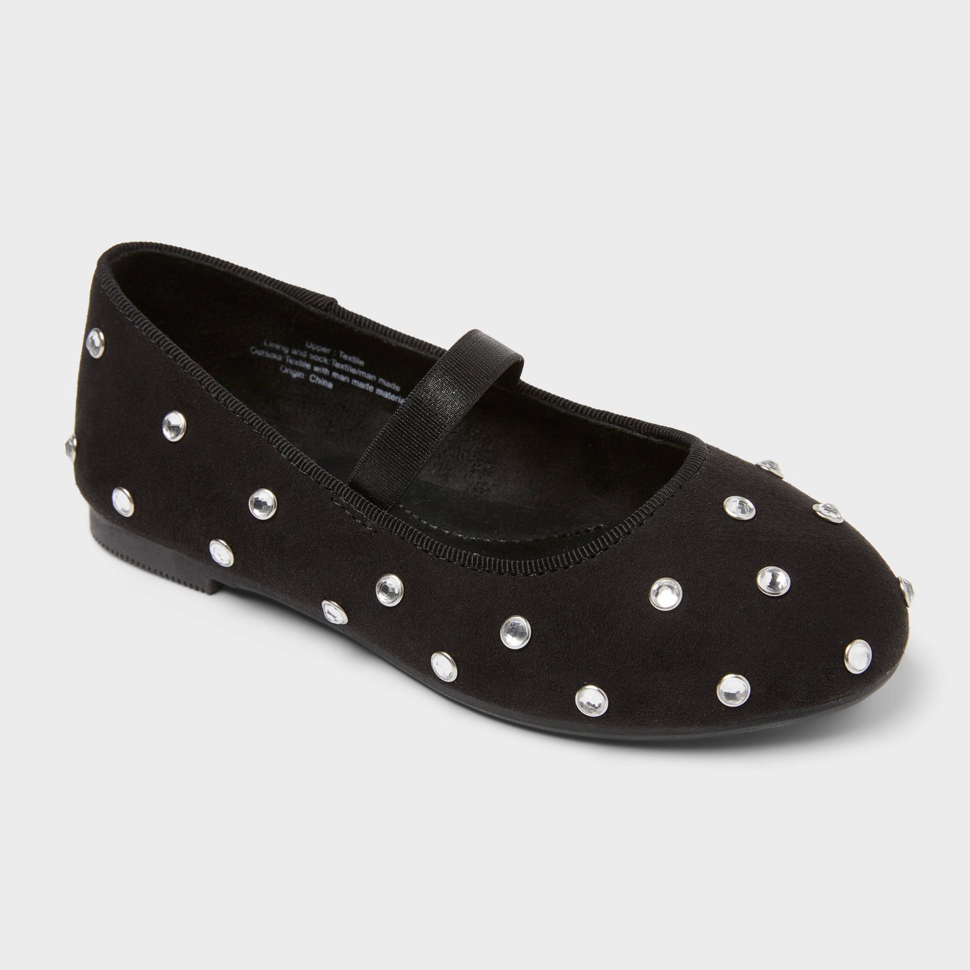 Toddler Girls' Trina Mary Jane Flats - Cat & Jack™ Black