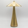 National Brand Portable and Rechargeable LED Touch Lamp with Umbrella Style Shade - 2 of 3