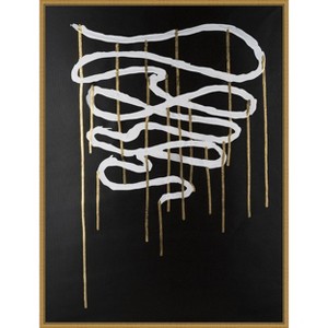 Amanti Art Weeping Ribbon II by Michael Willett Framed Canvas Wall Art - 1 of 4