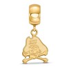Black Bow Jewelry 14k Yellow Gold Plated Sterling Silver East Carolina Pirates NCAA Bead Charm - 2 of 4