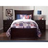 AFI Furnishings Metro Twin Traditional Bed with Matching Footboard and Turbo Charger in Espresso - 3 of 4