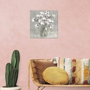 iCanvas Cotton Bouquet by Carol Robinson Canvas Print Wall Art - 1 of 3