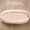 KeaBabies Bassinet Sheet for Baby Girls, Boys, 2-Pack Isla Fitted Bassinet Sheets, Bassinet Mattress Sheets - 2 of 4