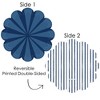 Big Dot of Happiness Navy Stripes - Simple Party Round Table Decorations - Paper Chargers - Place Setting For 12 - 3 of 4
