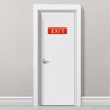 Unique Bargains Acrylic Self-Adhesive Decor Door Business Self-Adhesive Exit Sign 2 Pcs - 4 of 4