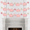 Big Dot of Happiness Girl Little Pumpkin - Fall Birthday Party or Baby Shower DIY Decorations - Clothespin Garland Banner - 44 Pieces - 3 of 4