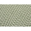 Colonial Mills Outdoor Houndstooth Tweed Braided Rug, Leaf Green 3' square, Square Shape - 2 of 3