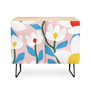 Maritza Lisa White Springs Florals Credenza - Deny Designs - 1 of 3
