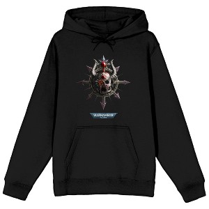 Warhammer 40000 Skull Horn Men's Black Sweatshirt - 1 of 2