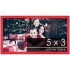PosterPalooza | Photo Size Classic Modern Red Frame - UV Acrylic, Foam Board Backing, Hanging Hardware - 2 of 4