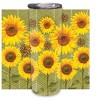 Elanze Designs Sunflowers Yellow Green 20 ounce Stainless Steel Travel Tumbler - 2 of 4