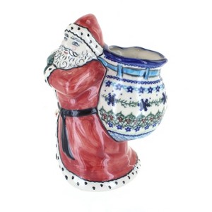 Blue Rose Polish Pottery 197 Vena Santa Claus - 1 of 1