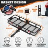 Mockins 48x18x6" Hitch Carrier | 15 Cu.Ft Cargo Bag and Packing Cubes - 2 of 4