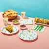 Juvale 144 Pieces Cactus Party Supplies with Desert Birthday Paper Plates, Napkins, Cups, and Cutlery (Serves 24) - 3 of 4