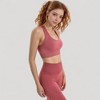 Anna-Kaci Active Women's Seamless Racerback Sports Bra with Ribbed Hem and Scoop Neckline for Medium Support - 3 of 4