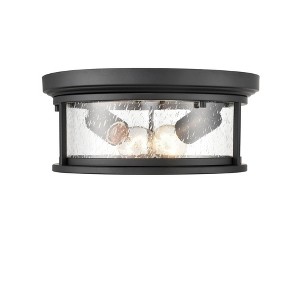 Millennium Lighting Bresley 2 - Light Flush Mount in  Powder Coated Black - 1 of 4