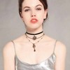Choker Necklaces for Women, Layered Stars Pendant Fashionable, Exquisite and High-end - 2 of 4