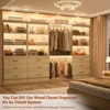 Aheaplus 71'' Tall Storage Bookcase, Bookshelf with 3-Tier Open Shelves and 3 Drawers, Wood Storage Cabinet - 3 of 4
