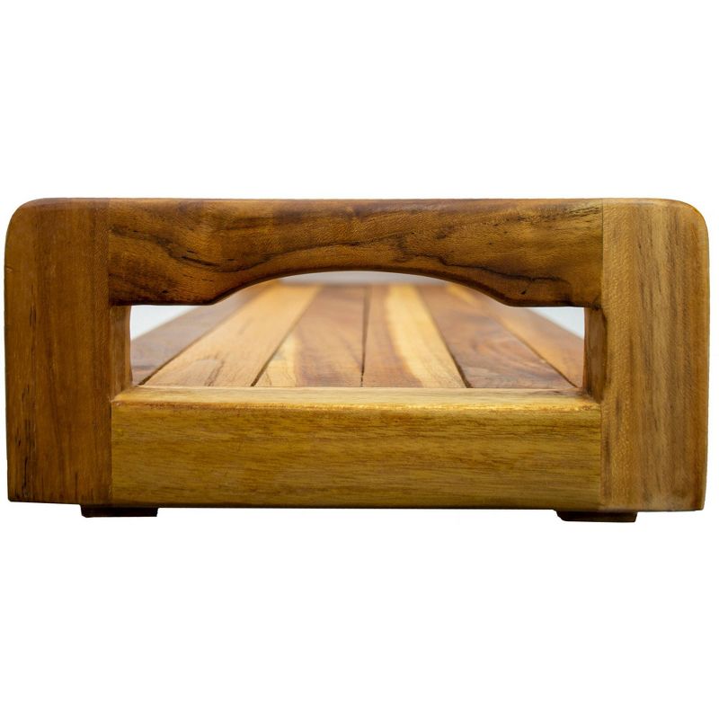 29&#34;x5&#34; Eleganto Teak Wood Bathtub Storage Caddy Natural - EcoDecors, 5 of 8