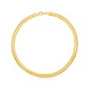 Ross-Simons Italian 8mm 18kt Gold Over Sterling Reversible Omega Necklace - 2 of 4