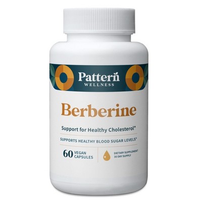 Pattern Wellness Berberine Supplement - 60 Count
