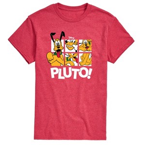 Men's - Disney - Pluto Grid Short Sleeve Graphic T-Shirt - 1 of 4