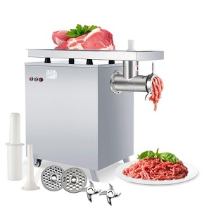 Commercial Heavy Duty Meat Grinder, Electric Meat Grinder with 1 Sausage Tubes, 2 Blades, 2 Plates, Meat Grinder Max Yield for Home Kitchen Use - 1 of 4