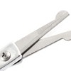 Unique Bargains Round-Tip Eyebrow Scissors Silver Tone 3.3" x 1.6" x 0.08" 2 Pcs - 3 of 4